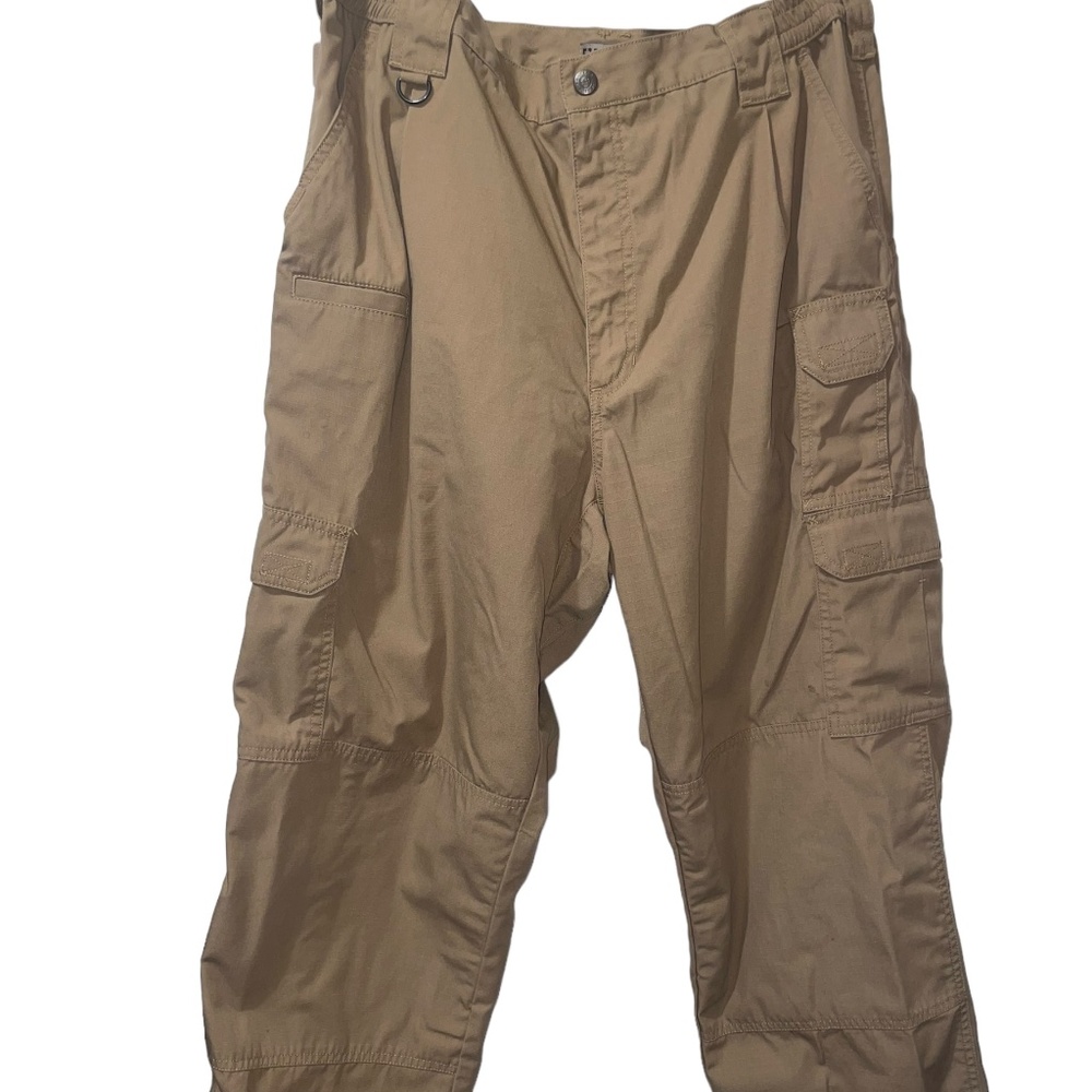 Men's 5.11 Tactical Khaki Brown Cargo Pants Sz 40x32